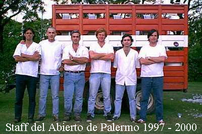 Staff del Abierto de Palermo 1997 - 2000